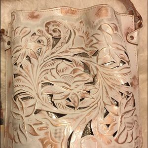 Patricia Nash Lavello/White Copper Tooled Purse